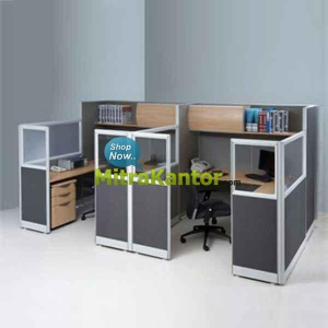 Jual Partisi Kantor Murah, Partisi Kantor Modera 2 Seat 5 Series