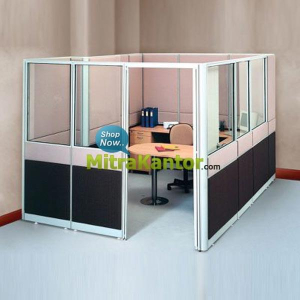 Jual Partisi Kantor Uno Ruangan Manager Murah, Partisi Kantor Murah