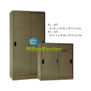 Jual Lemari Arsip Kantor Murah, Lemari Arsip Besi Elite EL 437