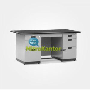 Jual Meja Kantor Murah, Meja Kantor Besi Alba DP 402 di Jakarta