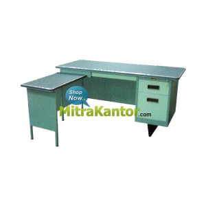 Meja Kantor Besi Lion L 103AL Murah, Banyak Diskon - Mitrakantor