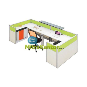 Jual Partisi Kantor Murah, Partisi Kantor Indachi Konfigurasi 2 RC