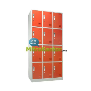 Locker Besi Kozure KL 12, Locker 12 Pintu, Locker Kantor Murah