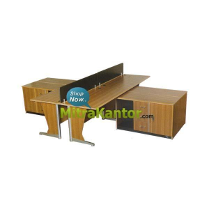 Jual Partisi Kantor Murah, Partisi Kantor Uno Lavender 4 Staff
