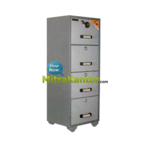 Filing Cabinet Tahan Api 4 Laci Murah, Filing Cabinet Bossini FB4 4D