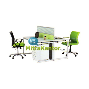Jual Partisi Kantor 2 Staff Aditech FRW 03 Murah | Mitrakantor