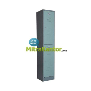 Locker Besi Daichiban LK 02, Locker 2 Pintu, Locker Kantor Murah