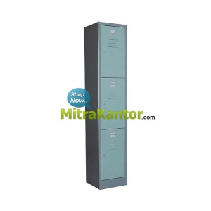 Locker Besi Daichiban LK 03, Locker 3 Pintu, Locker Kantor Murah