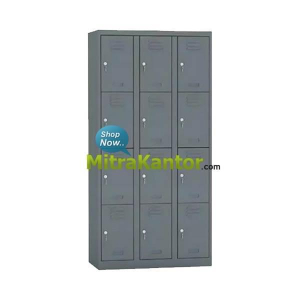 Jual Locker Besi Murah, Locker Besi Vip, Locker Besi Vip V 412 - 12 Pintu