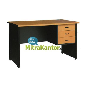 Meja Staff, Meja Kantor Staff Lunarsol LMK 1275 L3, Meja Kantor Murah