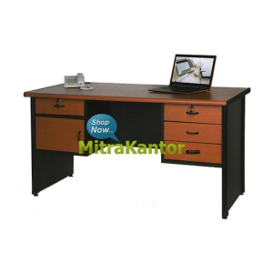 Meja Staff, Meja Kantor Staff Lunarsol LMK 1475 L, Meja Kantor Murah