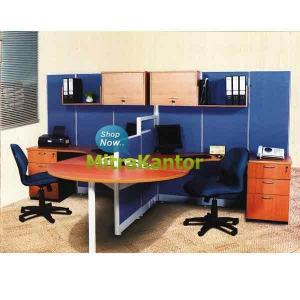 Partisi Kantor Murah, Partisi Kantor 2 Staff Arkadia Excel WS 1