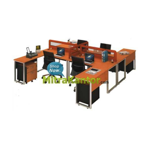 Partisi Kantor Murah, Partisi Kantor 4 Staff Arkadia Domestika 9