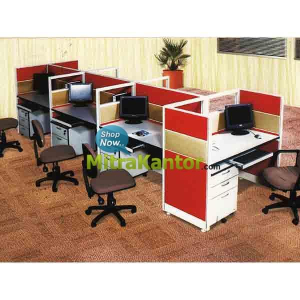 Partisi Kantor Murah, Partisi Kantor 6 Staff Arkadia Linus FIG 11