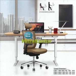 Jual Meja Kantor Murah, Meja Direktur Randon Randon Series