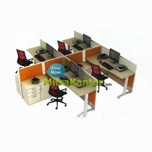 Partisi Kantor Ichiko Konfigurasi 4 H 25, Partisi Kantor Murah