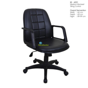 Jual Kursi Kantor Bergaransi, Kursi Kantor Manager Babyku BE 6001 Harga Murah