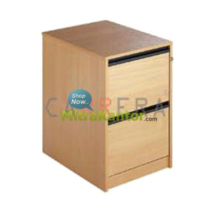 Filing Cabinet Murah 2 Laci, Filing Cabinet Kayu Carrera CAP 2