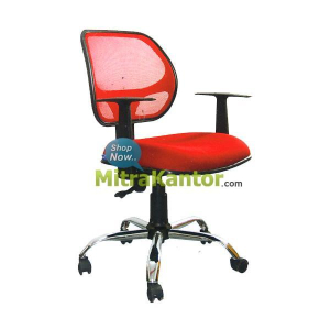 Jual Kursi Kantor Staff Uno Paris O A Chrome , Kursi Kantor Staff Uno Murah