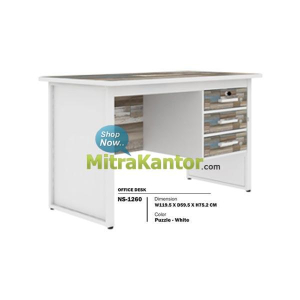 Jual Meja Kantor Harga Murah di Jakarta, Meja Kantor Expo NS 1260