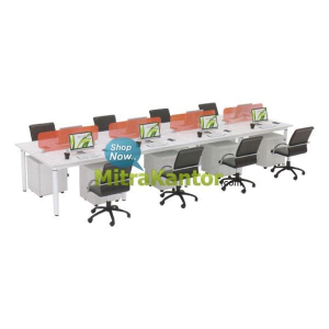 Jual Partisi Kantor, Partisi Meja Staff, Partisi Kantor Staff Harga Murah di Jakarta, Partisi Kantor Staff Modera Config 8 A