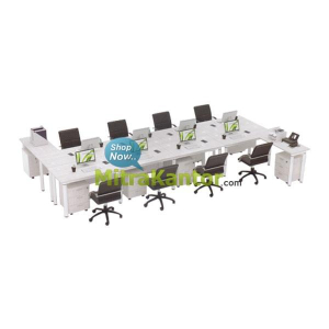 Jual Partisi Kantor, Partisi Meja Staff, Partisi Kantor Staff Harga Murah di Jakarta, Partisi Kantor Staff Modera Config 8 B