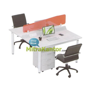 Jual Partisi Kantor, Partisi Meja Staff, Partisi Kantor Staff Harga Murah di Jakarta, Partisi Kantor Staff Modera Config 2 B