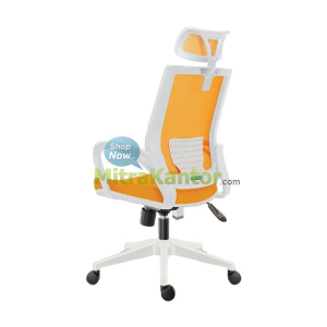 Kursi Kantor Direktur Decco Travi 1 White LW