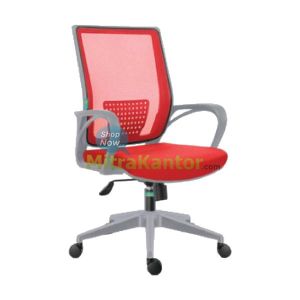 Kursi Kantor Staff Decco Travi 2 Grey LG