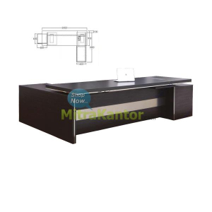Jual Meja Kantor Direktur Indachi Combat Harga Murah
