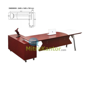 Jual Meja Kantor Direktur Indachi Kavala | Harga, Spesifikasi