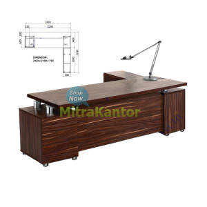 Jual Meja Kantor Direktur Indachi Vitur | Harga, Spesifikasi