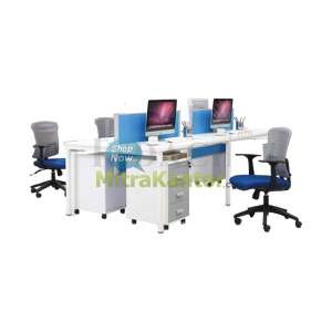 Jual Partisi Kantor 4 Staff Indachi Configuration 4 Harga Murah