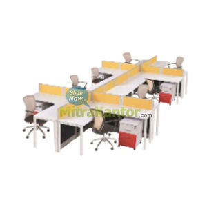Jual Partisi Kantor 8 Staff Ichiko Configuration 8 X 25 Harga Murah