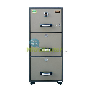 Filing Cabinet Besi Ichiban TB4 3D, Filing Cabinet 3 Laci Murah