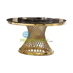 Meja Makan Aveda Odessa Gold Marble A