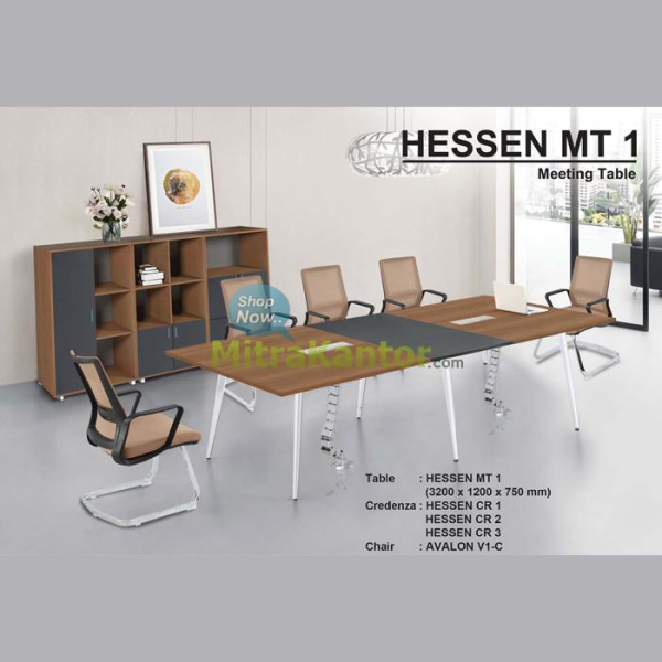 Meja Rapat Donati Hessen MT 1 desain elegan dan modern