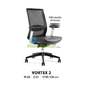Kursi kantor Donati Vortex 2 ergonomis adjustable armrest