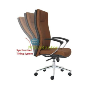 Kursi kantor direktur Donati Cliv 1 C TC dengan sistem tilting sinkron dan desain ergonomis
