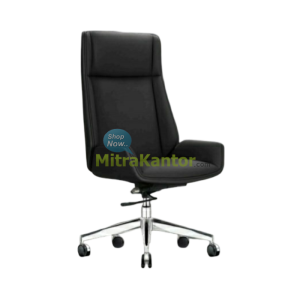 Kursi kantor direktur Evora 1 AL dengan armrest aluminium dan sandaran tinggi
