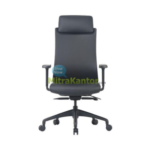 Kursi kantor manager Uno Orlando HR sandaran tinggi dan headrest