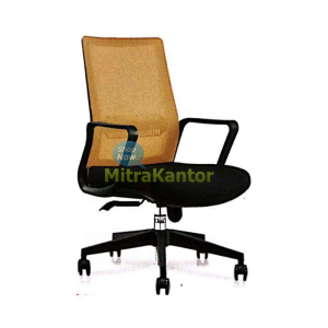Kursi Kantor Staff Ichiko Hira II ergonomis dengan sandaran jaring dan dudukan oscar atau fabric