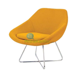 Kursi Sofa Donati Averta kuning minimalis untuk ruang kantor modern