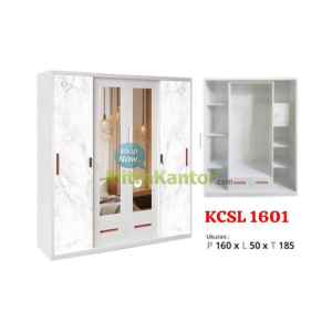 Jual Wardrobe Murah, Lemari Pakaian Lunarsol KCSL 1601 di Jakarta
