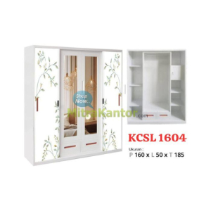 Jual Wardrobe Murah, Lemari Pakaian Lunarsol KCSL 1604 di Jakarta