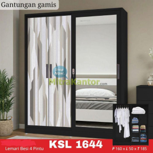 Jual Wardrobe Murah, Lemari Pakaian Lunarsol KSL 1644 di Jakarta
