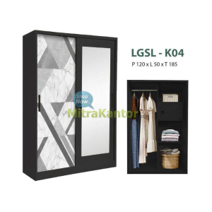 Jual Wardrobe Murah, Lemari Pakaian Lunarsol LGSL-K04 di Jakarta