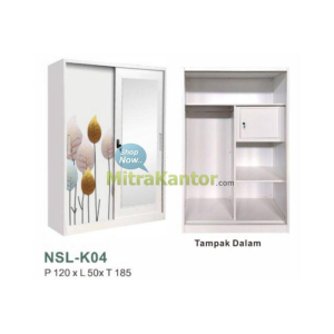 Jual Wardrobe Murah, Lemari Pakaian Lunarsol NSL-K04 di Jakarta