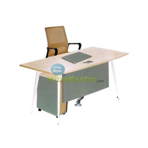 Meja Kantor Staff Ichiko Onyx 160 desain minimalis memaksimalkan produktivitas anda