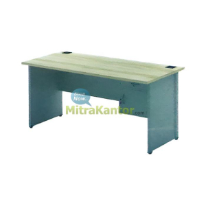 Meja kantor staff Murano MOD 6026 N warna capuccino grey, ukuran 1600x750x750 mm